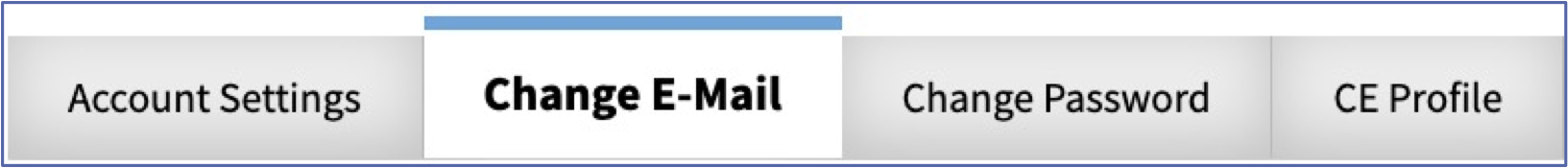 change email settings