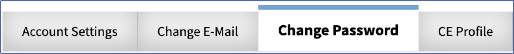 change password settings