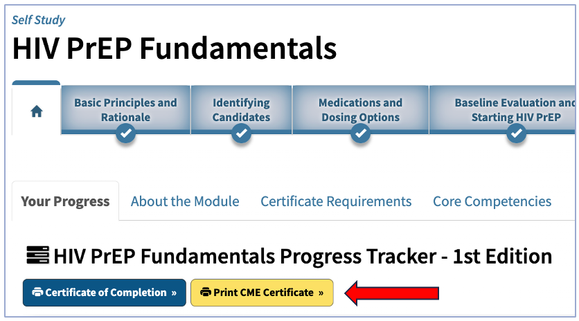 Expanded Self Study progress tracker